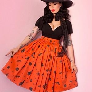 XS Vixen by Micheline Pitt Ben Cooper Vixen Haunted Halloween Pencil Skirt